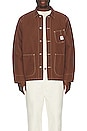 view 4 of 4 Howie Waxed Chore Jacket in Brown