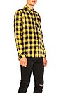 view 2 of 5 CHEMISE À CARREAUX COLORBLOCKED STEN in Yellow & Navy