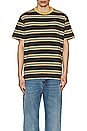 view 3 of 3 Leif Mud Stripe T-Shirt in Multi