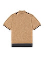 view 2 of 3 Fabbe Knit Polo Shirt in Beige