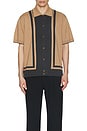 view 3 of 3 Fabbe Knit Polo Shirt in Beige