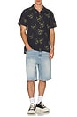 view 4 of 4 Arvid The Cat Hawaii Shirt in Antracite