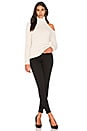 view 4 of 4 Turtle Neck Cut Out Shoulder Sweater in Gypsum