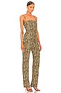 view 2 of 3 Cado Jumpsuit in Tiny Leopard