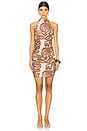 view 1 of 3 VESTIDO DENICA in Caramel Ribbon