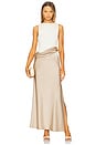 view 1 of 4 Cobee Dress in Dune & Cream