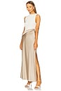 view 3 of 4 Cobee Dress in Dune & Cream