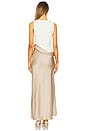 view 4 of 4 Cobee Dress in Dune & Cream