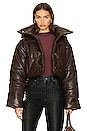 view 1 of 6 Aveline Puffer Jacket in Coffee Ground