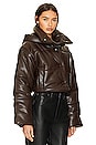 view 3 of 6 Aveline Puffer Jacket in Coffee Ground