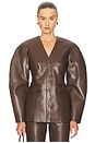 view 1 of 4 Erina Jacket in Chocolate
