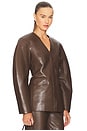 view 2 of 4 Erina Jacket in Chocolate