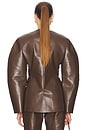 view 3 of 4 Erina Jacket in Chocolate