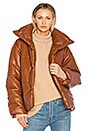 view 1 of 4 BLOUSON MATELASSÉ HIDE in Rust