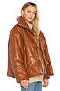 view 2 of 4 BLOUSON MATELASSÉ HIDE in Rust