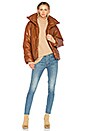 view 4 of 4 BLOUSON MATELASSÉ HIDE in Rust