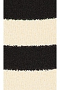 view 5 of 5 Nima Skirt in Creme & Off Black Stripe