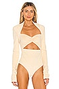 view 2 of 5 Heidi Bodysuit in Butter