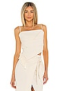 view 1 of 4 Raelynn Fringe Top in Creme