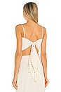 view 3 of 4 Raelynn Fringe Top in Creme
