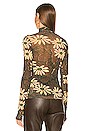 view 3 of 4 Harri Top in Arte Povera Floral Black