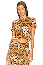 view 1 of 4 Nilo Top in Arte Povera Floral Orange