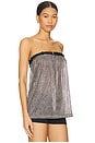 view 2 of 5 Gilma Top in Silver & Black