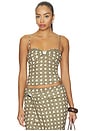view 1 of 5 Kauit Top in Rattan Polka
