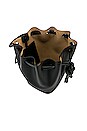 view 4 of 5 Small Elongated Bucket Bag in Black in Black