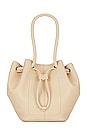 view 2 of 4 Small Elongated Bucket Bag in Ivory