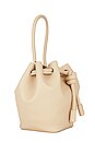view 3 of 4 Small Elongated Bucket Bag in Ivory