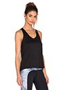 view 3 of 4 CAMISETA TIRANTES EXHALE in Black