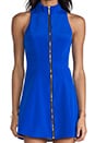 view 5 of 5 A-Line Mod Dress in Vegas Blue