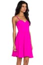 view 3 of 5 Heartthrob Mini Circle Dress in Pop Pink