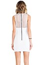 view 4 of 6 Mesh Cutout Dress in White