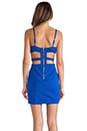 view 3 of 5 Bustier Mini Dress in Vegas Blue