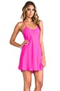 view 3 of 5 Babydoll Dress in Pop Pink