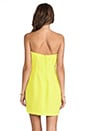 view 4 of 5 Neon Collection Tube Dress in Chartreuse
