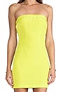 view 5 of 5 Neon Collection Tube Dress in Chartreuse