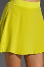 view 4 of 6 Circle Mini Skirt in Chartreuse