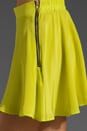 view 5 of 6 Circle Mini Skirt in Chartreuse