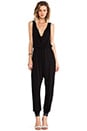view 1 of 6 Cowl Neck Reversible Jumpsuit in Black
