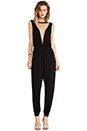 view 2 of 6 Cowl Neck Reversible Jumpsuit in Black