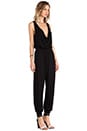view 3 of 6 Cowl Neck Reversible Jumpsuit in Black