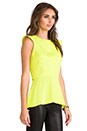 view 2 of 4 Armor Blouse in Chartreuse
