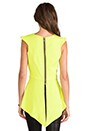 view 3 of 4 Armor Blouse in Chartreuse