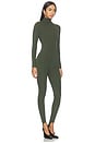view 2 of 5 Naked Turtleneck Stirrup Jumpsuit in Noir Green