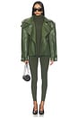 view 5 of 5 Naked Turtleneck Stirrup Jumpsuit in Noir Green
