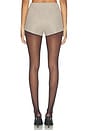 view 5 of 6 Chevron Suited Hot Pants in Taupe