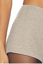 view 7 of 6 Chevron Suited Hot Pants in Taupe
